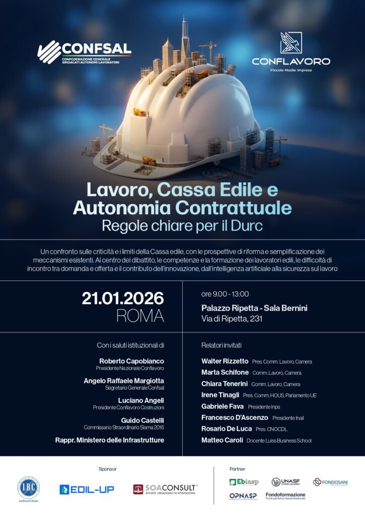 Edil-Up Sponsor — Cassa Edile, DURC e autonomia contrattuale