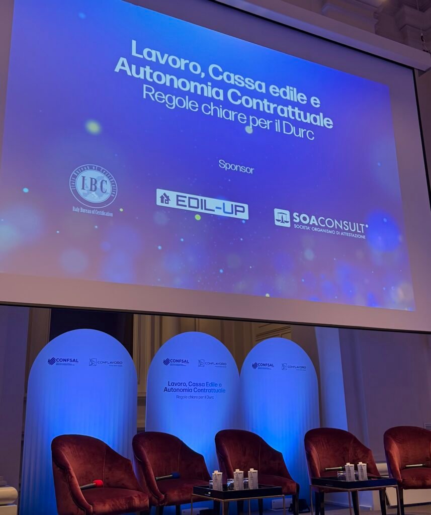 Edil-Up Sponsor — Cassa Edile, DURC e autonomia contrattuale