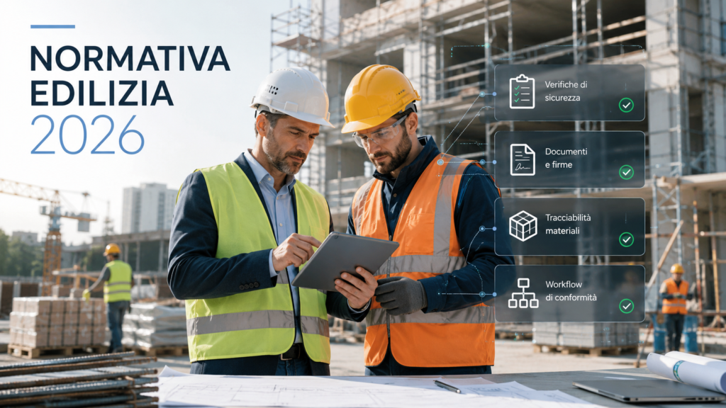 Normativa edilizia 2026: aggiornamenti pratici per imprese e responsabili di cantiere